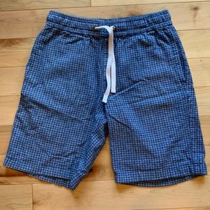 J. Crew Blue Linen Stadium Short Size Small